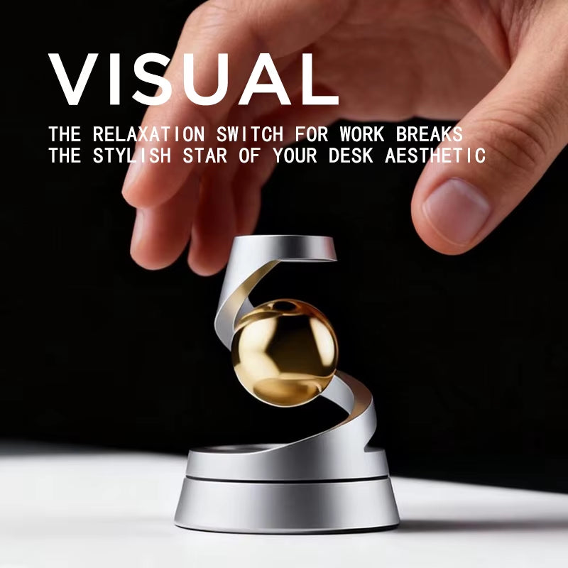 2026 New Floating Gyroscope Stress Relief EDC Desk Decor Interactive Sensory Toy Novelty Gift Best Seller Fidget Toy Gift